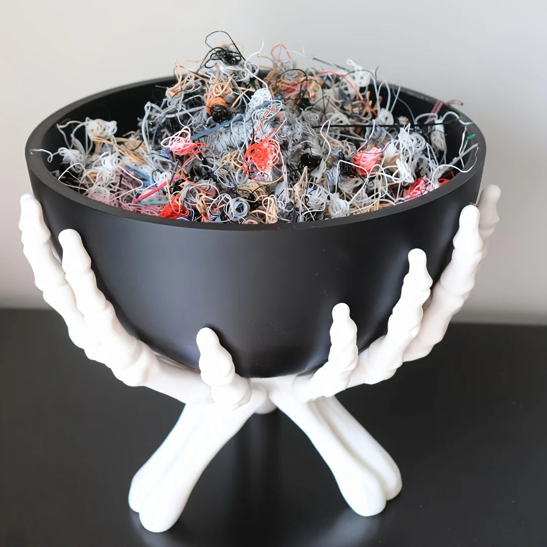 Gothic Skeleton Candy Bowl