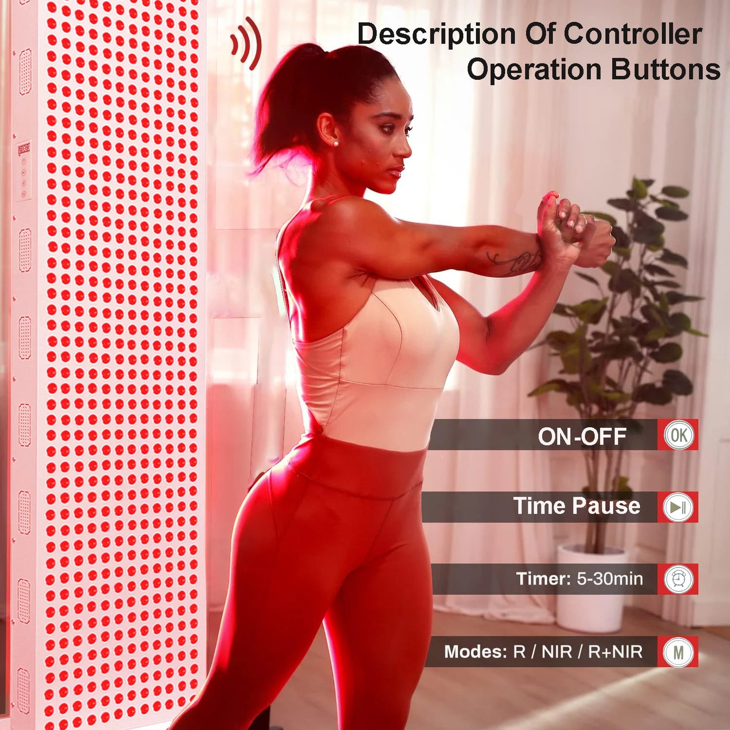 GlowPro Red Light Therapy Lamp