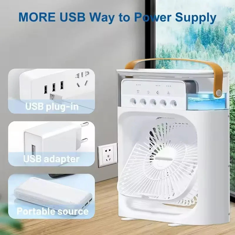 Portable Cooling Humidifier Fan