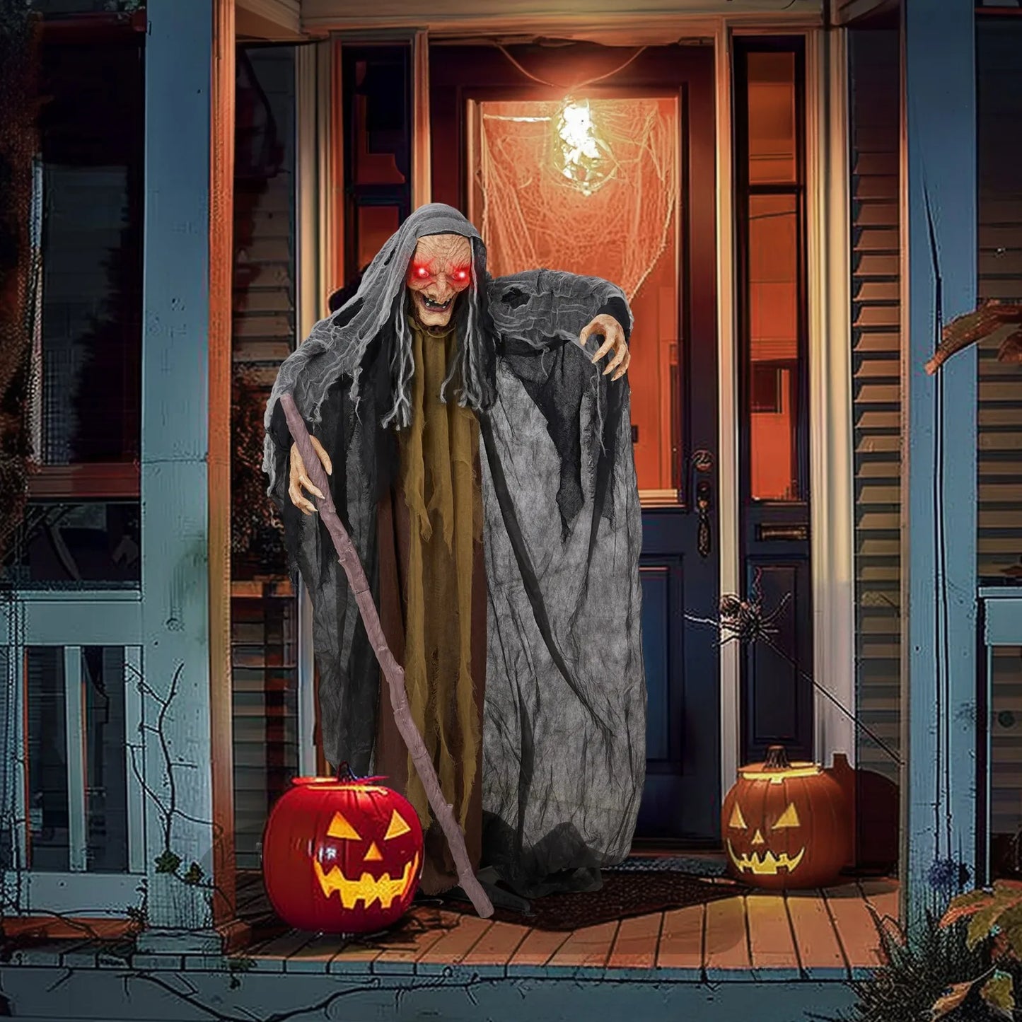 Glowing Witch Halloween Decor