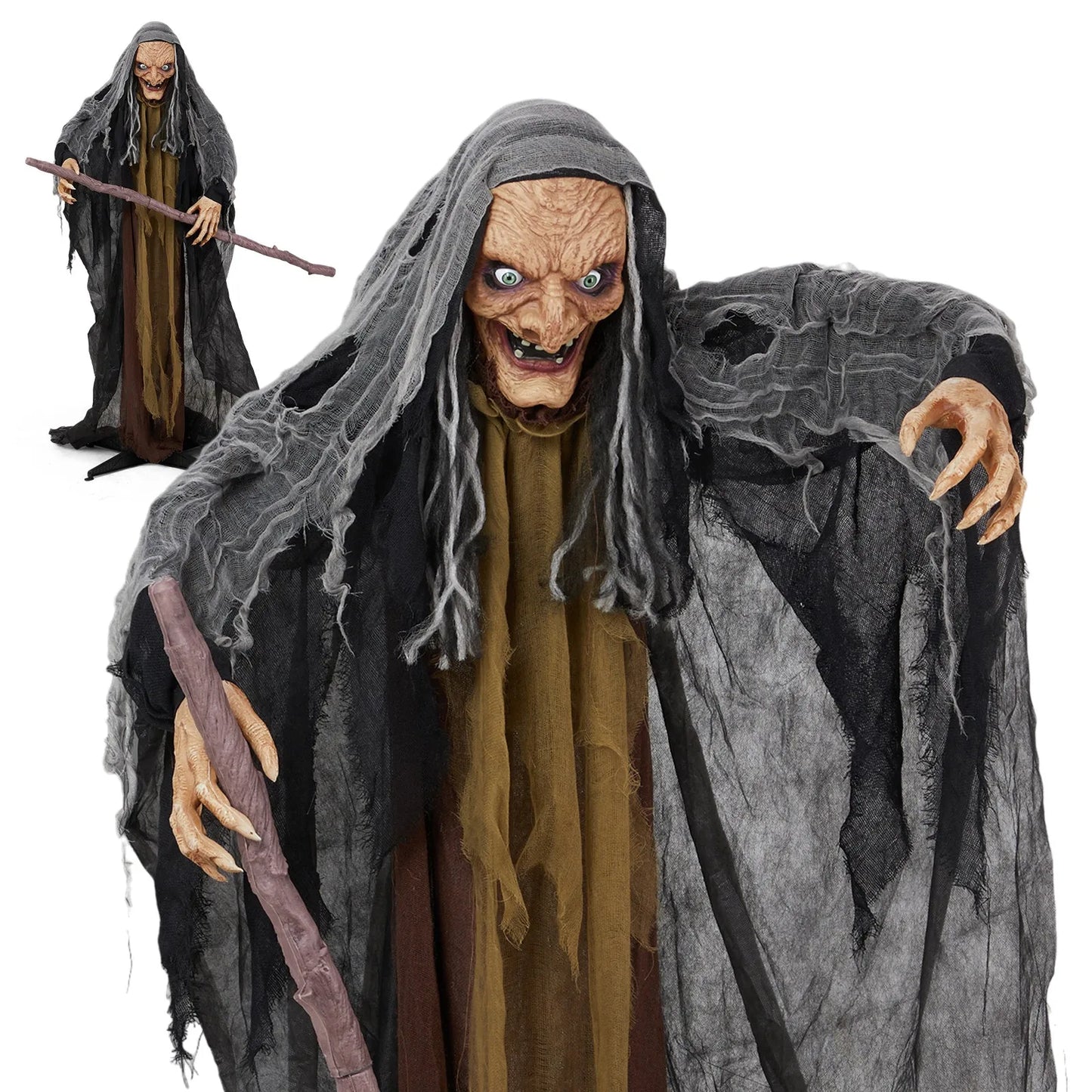 Glowing Witch Halloween Decor