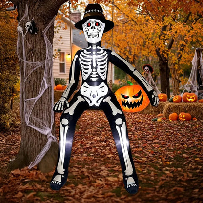Giant Glowing Skeleton Decor