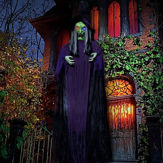 Spooky Witch Voice-Activated Decor