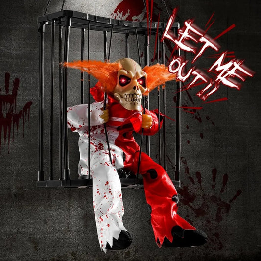 Spooky Animated Clown Decor