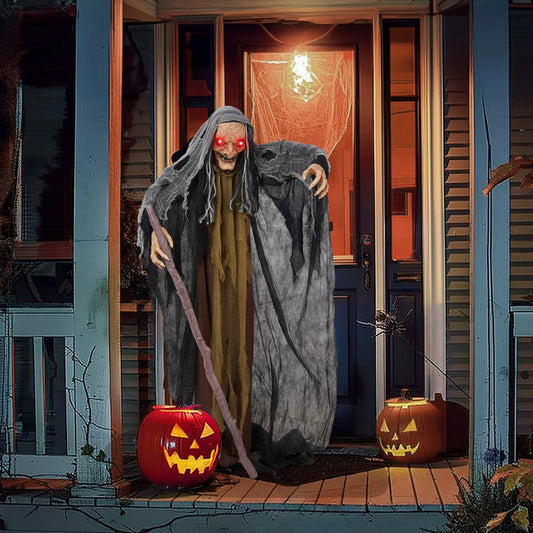 Glowing Witch Halloween Decor